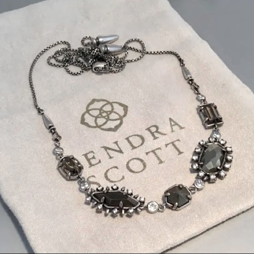 Kendra Scott adjustable silver Necklace
